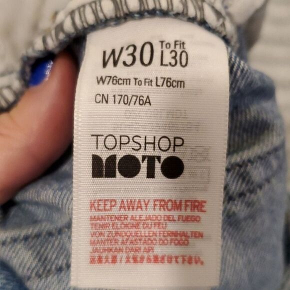 High waist Topshop jeans size 30 - Picture 3 of 11
